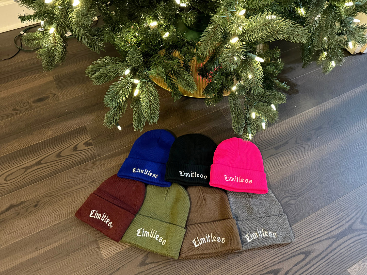 Limitless embroidered beanies