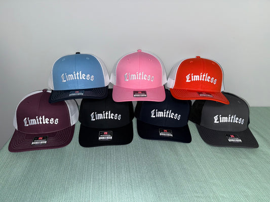 Limitless snapback trucker hat