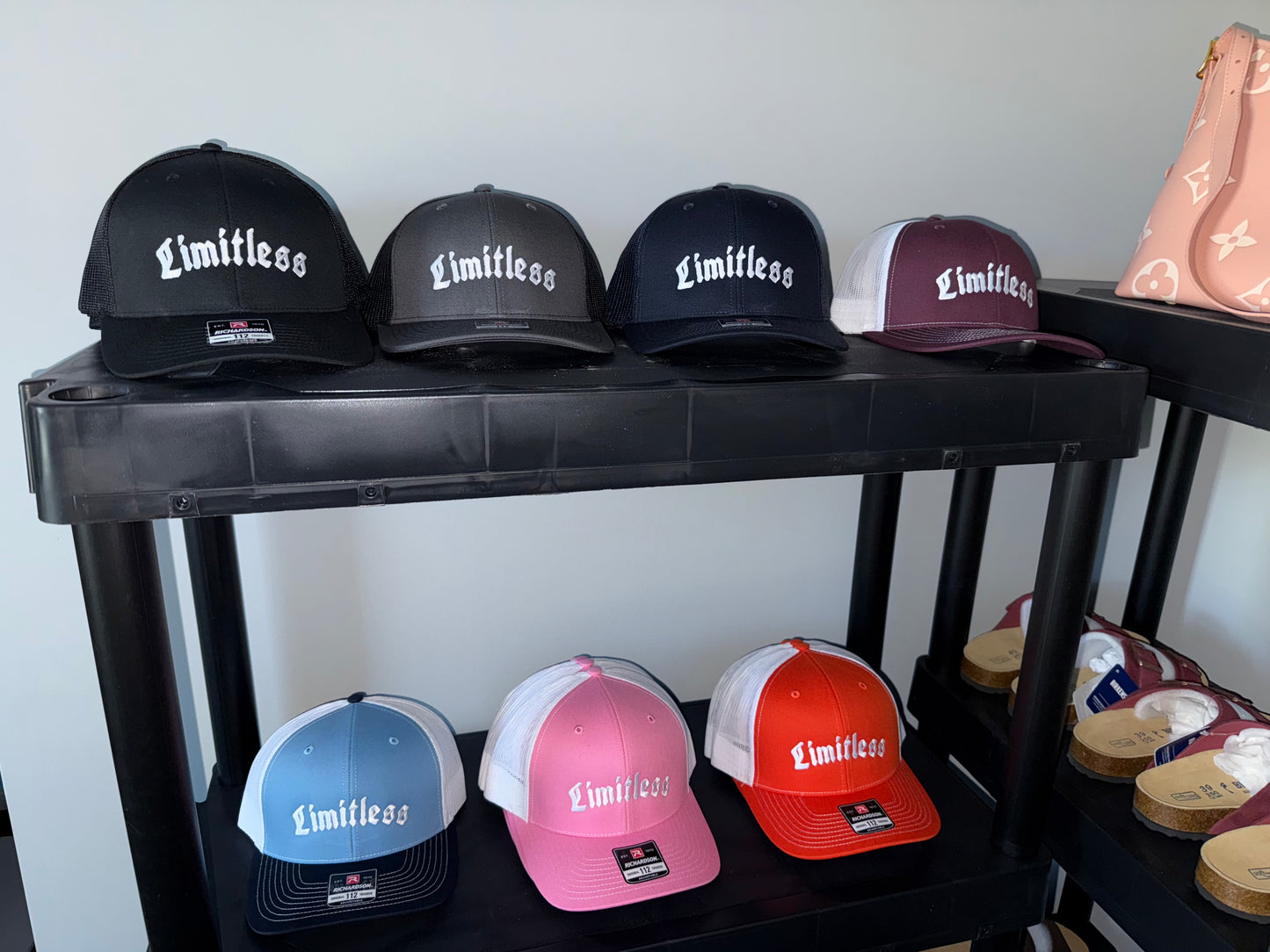 Limitless snapback trucker hat